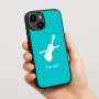 כיסוי בעיצוב אישי עם השם שלך לדגם - Apple iPhone 15 בעיצוב כינור