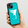 כיסוי בעיצוב אישי עם השם שלך לדגם - Apple iPhone 15 בעיצוב ברייקדאנס