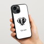 כיסוי בעיצוב אישי עם השם שלך לדגם - Apple iPhone 15 בעיצוב ראש פיל
