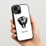 כיסוי בעיצוב אישי עם השם שלך לדגם - Apple iPhone 15 בעיצוב פני פנטרה