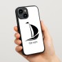 כיסוי בעיצוב אישי עם השם שלך לדגם - Apple iPhone 15 בעיצוב סירה