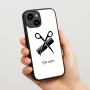 כיסוי בעיצוב אישי עם השם שלך לדגם - Apple iPhone 15 בעיצוב מעצב שיער