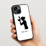 כיסוי בעיצוב אישי עם השם שלך לדגם - Apple iPhone 15 בעיצוב צלמת - אישה
