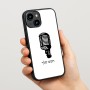 כיסוי בעיצוב אישי עם השם שלך לדגם - Apple iPhone 15 בעיצוב מיקרופון