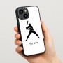 כיסוי בעיצוב אישי עם השם שלך לדגם - Apple iPhone 15 בעיצוב שחקן בייסבול