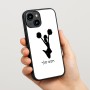 כיסוי בעיצוב אישי עם השם שלך לדגם - Apple iPhone 15 בעיצוב מעודדת