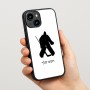 כיסוי בעיצוב אישי עם השם שלך לדגם - Apple iPhone 15 בעיצוב הוקי שוערים