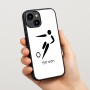 כיסוי בעיצוב אישי עם השם שלך לדגם - Apple iPhone 15 בעיצוב כדורגל אולימפי