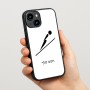 כיסוי בעיצוב אישי עם השם שלך לדגם - Apple iPhone 15 בעיצוב קפיצת סקי אולימפית