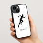 כיסוי בעיצוב אישי עם השם שלך לדגם - Apple iPhone 15 בעיצוב רץ