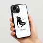 כיסוי בעיצוב אישי עם השם שלך לדגם - Apple iPhone 15 בעיצוב סקי