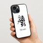 כיסוי בעיצוב אישי עם השם שלך לדגם - Apple iPhone 15 בעיצוב אריה