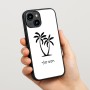 כיסוי בעיצוב אישי עם השם שלך לדגם - Apple iPhone 15 בעיצוב כפות ידיים