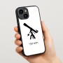 כיסוי בעיצוב אישי עם השם שלך לדגם - Apple iPhone 15 בעיצוב טלסקופ
