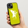 כיסוי בעיצוב אישי עם השם שלך לדגם - Apple iPhone 15 בעיצוב קופידון