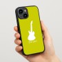 כיסוי בעיצוב אישי עם השם שלך לדגם - Apple iPhone 15 בעיצוב גיטרה