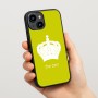 כיסוי בעיצוב אישי עם השם שלך לדגם - Apple iPhone 15 בעיצוב כתר מלכותי