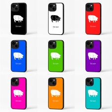 כיסוי בעיצוב אישי עם השם שלך לדגם - Apple iPhone 16 Plus בעיצוב חזיר