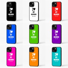 כיסוי בעיצוב אישי עם השם שלך לדגם - Apple iPhone 16 Plus בעיצוב אוהב את החברה שלי