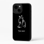 כיסוי בעיצוב אישי עם השם שלך לדגם - Apple iPhone 16 Plus בעיצוב חתול