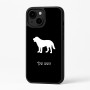 כיסוי בעיצוב אישי עם השם שלך לדגם - Apple iPhone 16 Plus בעיצוב כלב