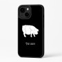 כיסוי בעיצוב אישי עם השם שלך לדגם - Apple iPhone 16 Plus בעיצוב חזיר