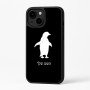 כיסוי בעיצוב אישי עם השם שלך לדגם - Apple iPhone 16 Plus בעיצוב פינגווין