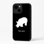 כיסוי בעיצוב אישי עם השם שלך לדגם - Apple iPhone 16 Plus בעיצוב קרנף