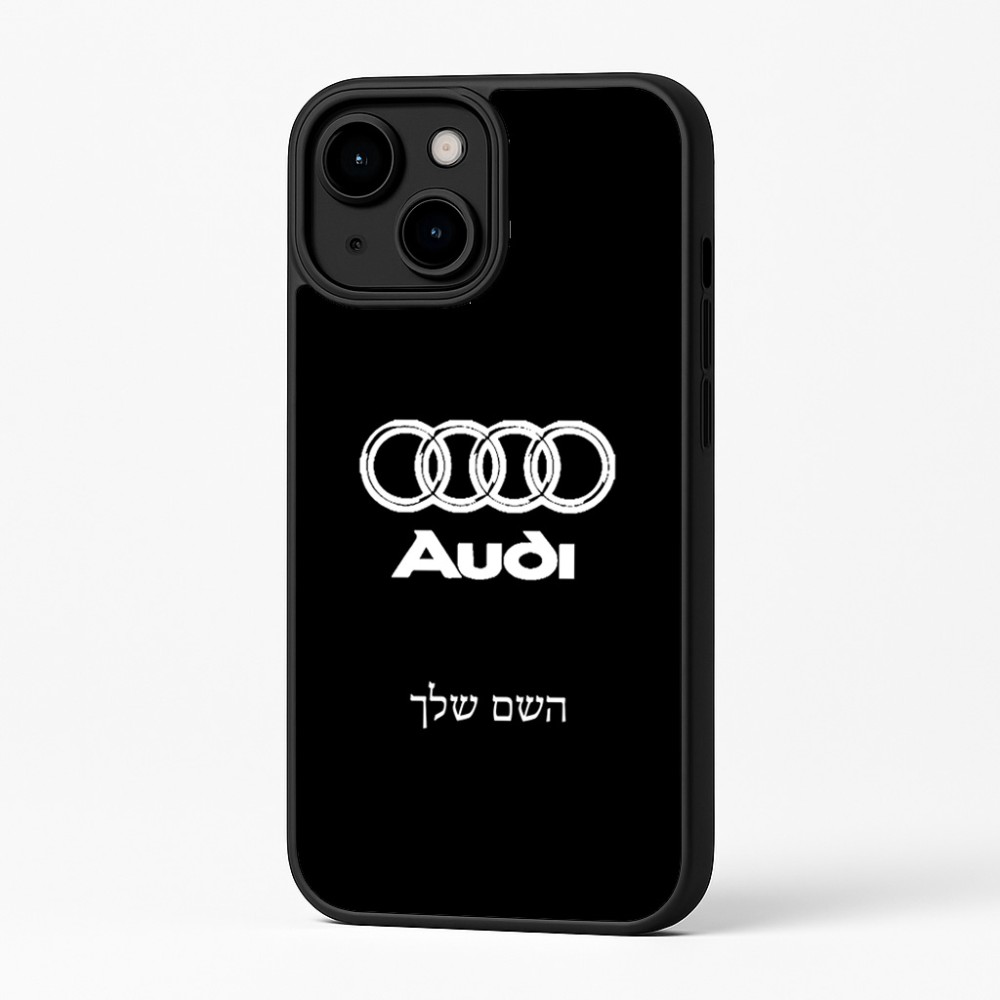 כיסוי בעיצוב אישי עם השם שלך לדגם - Apple iPhone 16 Plus בעיצוב אאודי