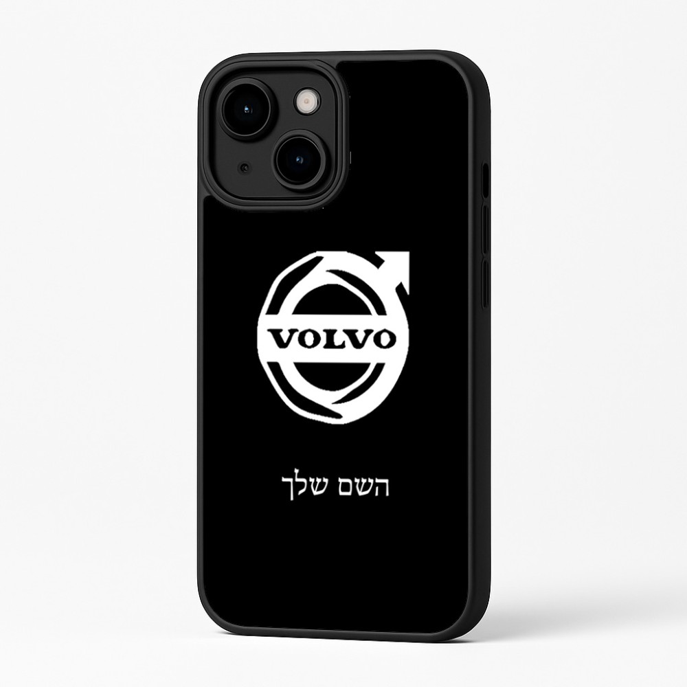 כיסוי בעיצוב אישי עם השם שלך לדגם - Apple iPhone 16 Plus בעיצוב וולוו