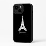 כיסוי בעיצוב אישי עם השם שלך לדגם - Apple iPhone 16 Plus בעיצוב מגדל אייפל