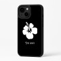 כיסוי בעיצוב אישי עם השם שלך לדגם - Apple iPhone 16 Plus בעיצוב פרח היביסקוס