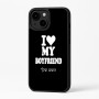 כיסוי בעיצוב אישי עם השם שלך לדגם - Apple iPhone 16 Plus בעיצוב אוהבת את החבר שלי