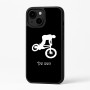 כיסוי בעיצוב אישי עם השם שלך לדגם - Apple iPhone 16 Plus בעיצוב רוכב אופניים