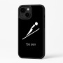 כיסוי בעיצוב אישי עם השם שלך לדגם - Apple iPhone 16 Plus בעיצוב קפיצת סקי אולימפית