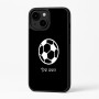כיסוי בעיצוב אישי עם השם שלך לדגם - Apple iPhone 16 Plus בעיצוב כדורגל כדור כדורגל