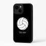 כיסוי בעיצוב אישי עם השם שלך לדגם - Apple iPhone 16 Plus בעיצוב כדור כדורעף