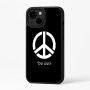 כיסוי בעיצוב אישי עם השם שלך לדגם - Apple iPhone 16 Plus בעיצוב סמל השלום