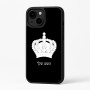כיסוי בעיצוב אישי עם השם שלך לדגם - Apple iPhone 16 Plus בעיצוב כתר מלכותי
