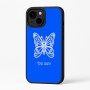 כיסוי בעיצוב אישי עם השם שלך לדגם - Apple iPhone 16 Plus בעיצוב פרפר
