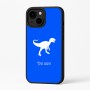 כיסוי בעיצוב אישי עם השם שלך לדגם - Apple iPhone 16 Plus בעיצוב דינוזאור