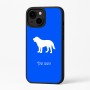 כיסוי בעיצוב אישי עם השם שלך לדגם - Apple iPhone 16 Plus בעיצוב כלב