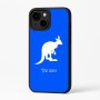כיסוי בעיצוב אישי עם השם שלך לדגם - Apple iPhone 16 Plus בעיצוב קנגורו