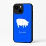 כיסוי בעיצוב אישי עם השם שלך לדגם - Apple iPhone 16 Plus בעיצוב חזיר