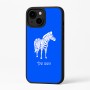 כיסוי בעיצוב אישי עם השם שלך לדגם - Apple iPhone 16 Plus בעיצוב זברה