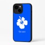 כיסוי בעיצוב אישי עם השם שלך לדגם - Apple iPhone 16 Plus בעיצוב פרח היביסקוס
