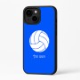 כיסוי בעיצוב אישי עם השם שלך לדגם - Apple iPhone 16 Plus בעיצוב כדור כדורעף