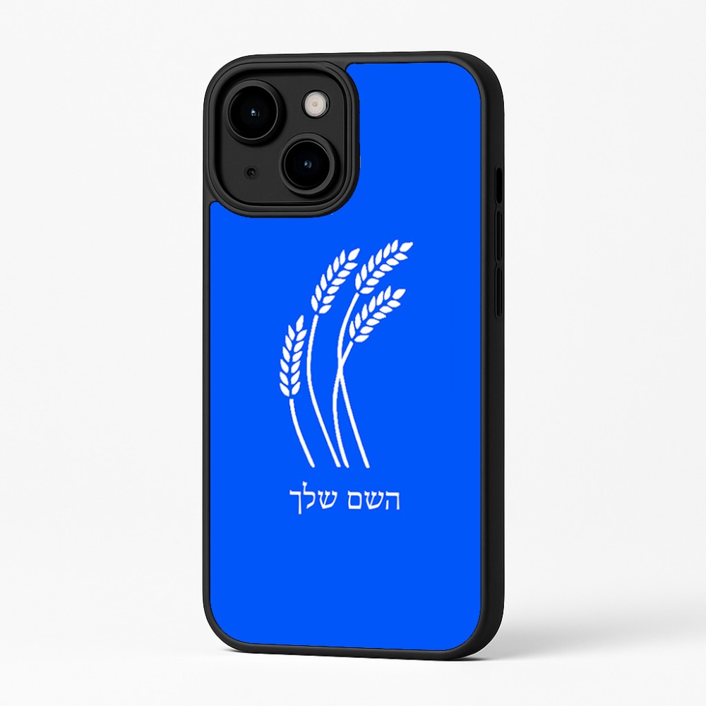 כיסוי בעיצוב אישי עם השם שלך לדגם - Apple iPhone 16 Plus בעיצוב חיטה גלית זהב