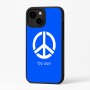כיסוי בעיצוב אישי עם השם שלך לדגם - Apple iPhone 16 Plus בעיצוב סמל השלום