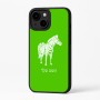 כיסוי בעיצוב אישי עם השם שלך לדגם - Apple iPhone 16 Plus בעיצוב זברה